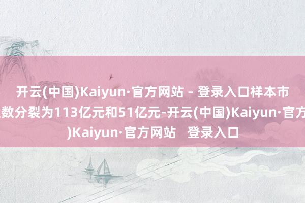 开云(中国)Kaiyun·官方网站 - 登录入口样本市值平均数和中位数分裂为113亿元和51亿元-开云(中国)Kaiyun·官方网站   登录入口