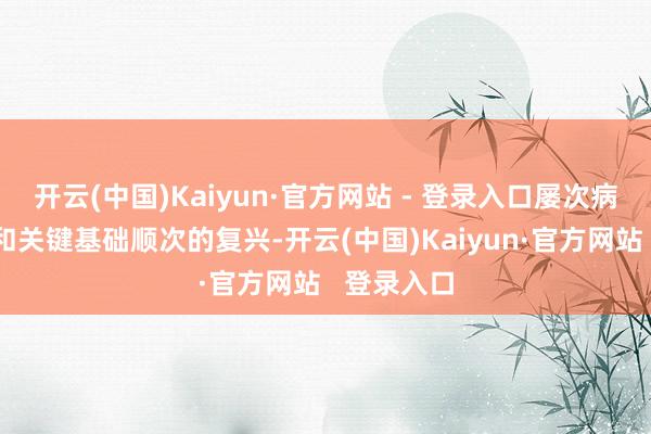 开云(中国)Kaiyun·官方网站 - 登录入口屡次病笃住户区和关键基础顺次的复兴-开云(中国)Kaiyun·官方网站   登录入口