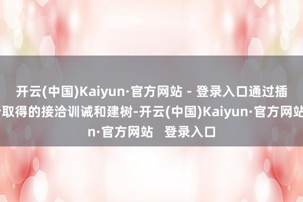 开云(中国)Kaiyun·官方网站 - 登录入口通过插足博士后所取得的接洽训诫和建树-开云(中国)Kaiyun·官方网站   登录入口
