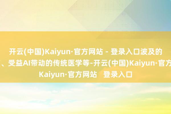开云(中国)Kaiyun·官方网站 - 登录入口波及的子行业有翻新药、受益AI带动的传统医学等-开云(中国)Kaiyun·官方网站   登录入口
